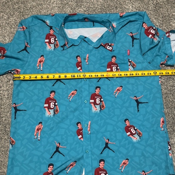 RSVLTS Saved By The Bell Short Sleeve Button Down Size XXL Kunuflex Party Shirt - Picture 5 of 11